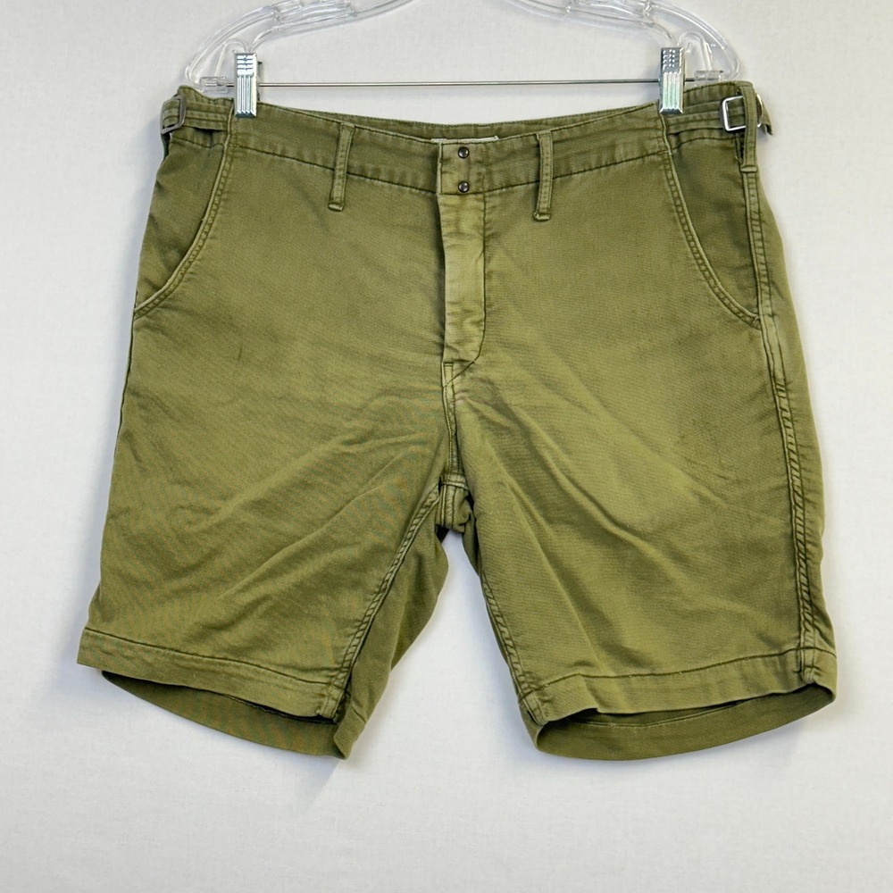 Jimmy Taverniti Military Shorts Olive Green Men's Size 34